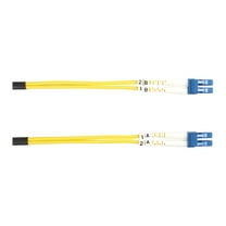 Black Box 32.81FT Single-Mode Value Line Patch Cable- LC-LC - M-M - Yellow
