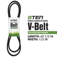 thumbnail image 2 of 8TEN Drive Belt for Husqvarna Poulan 584293701 PP105G30 PB301 PB30 810-CBL2664T, 2 of 4