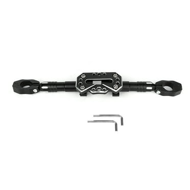 Universal Cross Balance Bar - Motorcycle Handlebar Strengthening Accessory in Black