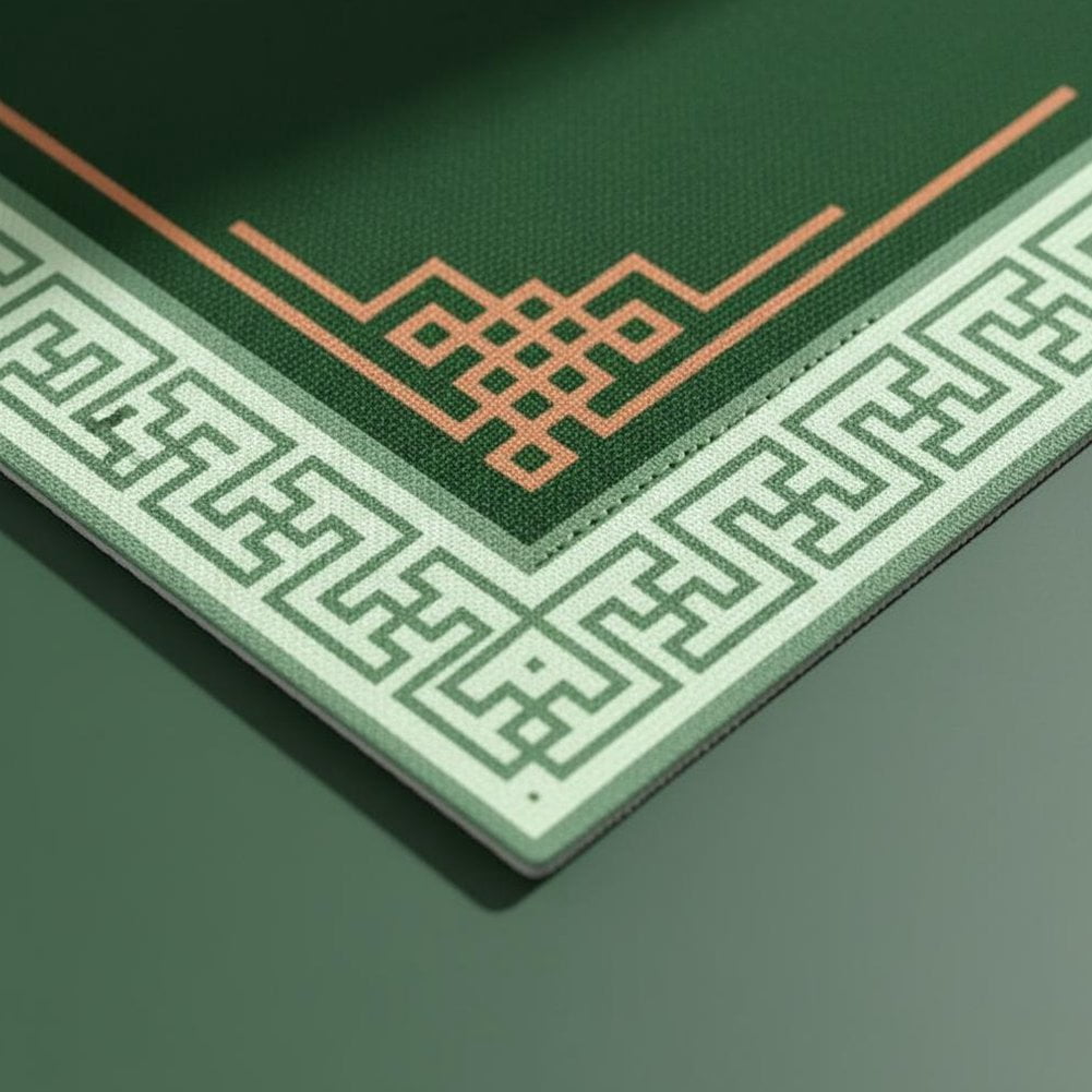 Slccxzc Mahjong Mat, Anti Slip and Noise Reduction Mahjong Table Cover Portable Game Mat for Mahjong, Poker, Card, Board & Tile Games