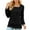 Black, variant on Long Sleeve Tops for Women Square Neck Tunic Top with Leggings Solid Color Dressy Casual Blouses