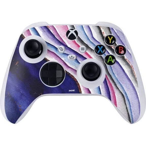 Skinit Violet Watercolor Geode Xbox Series S Controller Skin