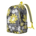 thumbnail image 2 of Large Floral Print Backpack for School College, Sunflower Design Bookbag with Laptop Sleeve for Students, Durable Campus Backpack for Everyday Commuting Work Travel, Flowers Gift Idea, 2 of 5
