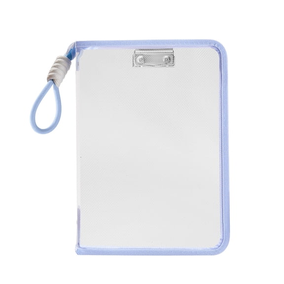 Clear Document Folder Water Resistant File Organiser Zippered File Storage Bag