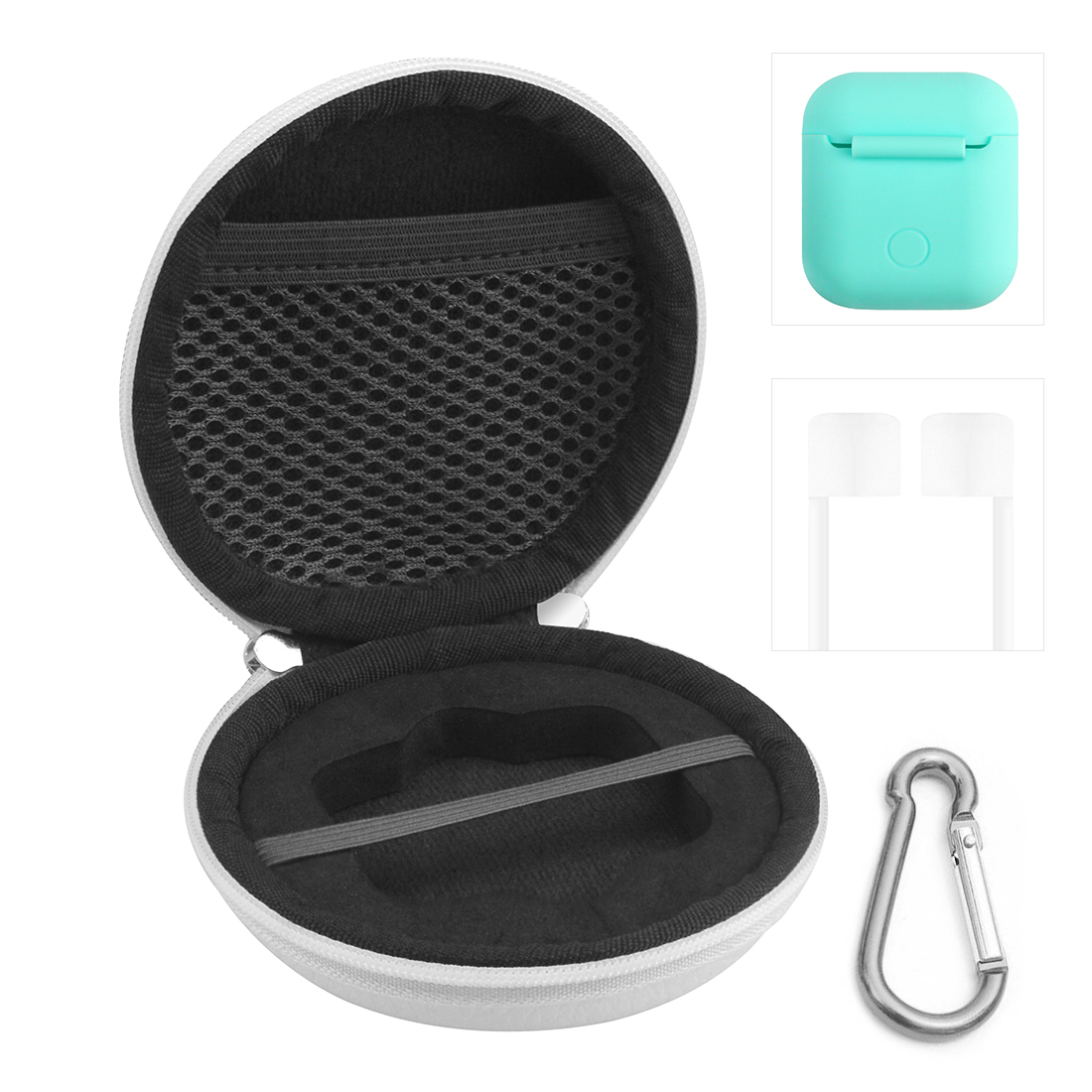 Geekria Carrying Case for Apple AirPod Wireless Workout Earbuds