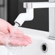 thumbnail image 5 of Toystoory Extensor de grifo de fregadero giratorio de 720 grados, ducha, bañera, rociador, aireador, baño, baño, Hotel, adaptador de accesorio para Cocina y Comedor Blanco Toystoory HA061961-01B, 5 of 6