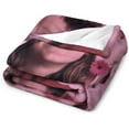 thumbnail image 3 of Millie Bobby Brown Blanket Sexy #2 Ultra Soft Flannel Fleece Blanket Stylish Bedroom Living Room Sofa Warm Blanket All Season Use 30""*40""（76 * 100cm）, Style-5, 3 of 6