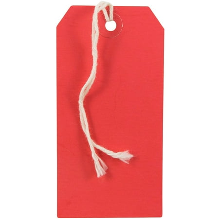 JAM Paper Medium Gift Tags with String, 4-3/4