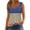 #01 Blue, variant on Women's Tank Top Casual V Neck Cotton Camisole Printing Wide Straps Sleeveless T-Shirts Blouses Women Loose Summer Vests Tops