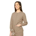 thumbnail image 3 of Adar Universal Scrubs For Women - Round Neck Warm-Up Scrub Jacket, 3 of 7