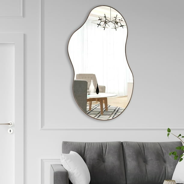 Miroir Mural De Design Irrégulier - Miroir Verrière Art Déco Pour Salon Salle De Bain 62852903