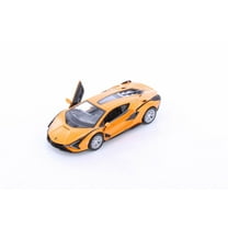 Lamborghini Sián FKP 37 Hardtop, Orange - Kinsmart 5431D - 1/40 scale Diecast Model Toy Car
