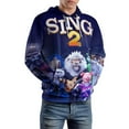 thumbnail image 5 of Movie Sing 2 Hoodie 3D Print Pullover Hooded Long Sleeve Sweatshirts Tops Blouse with Pocket for Mens Womens, 5 of 8