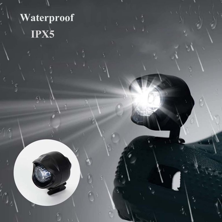 adult flashlight rechargeable shoes Slabao HeadlightsRechargeable Light for ShoesLight up 30ft ,Long Lasting Flashlight for Clogs with Ipx5 Waterproof for Kids Adults Deco for Camping