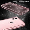 thumbnail image 3 of JETech Glitter Case for iPhone Xs and iPhone X, 5.8-Inch, Bling Sparkle Shockproof Phone Bumper Cover, Cute Sparkly for Women and Girls (Pink), 3 of 7