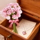 thumbnail image 5 of Decoraciones para San Valentín, adornos para San Valentín, regalos para San Valentín, ramo de 27 rosas azules aplastadas, regalo para San Valentín, ramo de flores artificiales para boda, rosas falsas,, 5 of 5