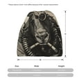 thumbnail image 3 of Pofeuu Vintage Ram Pilot Print Multifunction Beanie Hat for Men Women Fashion Scarf Soft Stretch Skull Cap, 3 of 8