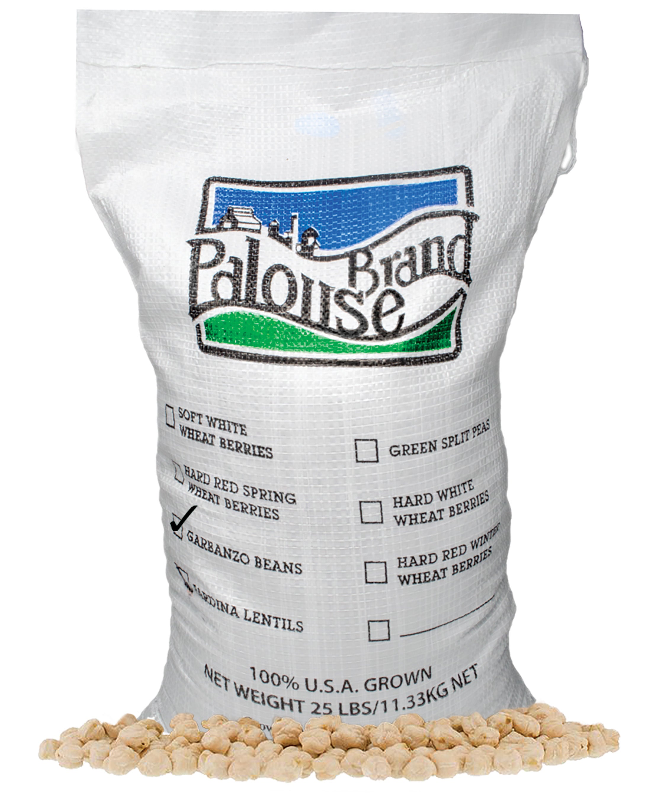 NonGMO Chickpeas 25 lbs Palouse Brand USA Grown Garbanzo