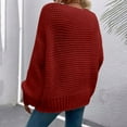 thumbnail image 4 of HAPIMO Womens Cable Knit Cardigan Casual Long Sleeve Button Down Sweaters Trendy Loose Fitness Cozy Chunky Knit Coats Teen Girls Clothes Red S, 4 of 5