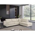 thumbnail image 3 of Pemberly Row Transitional Italian Top Grain Leather Sectional, 3 of 17