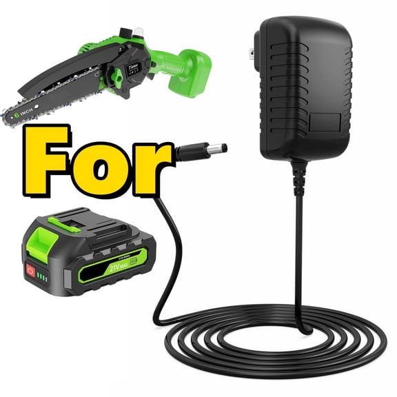 Charger Compatible with Tietoc Mini Handheld Chainsaw Cordless 4inch/6 Inch 21V Battery