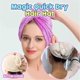 thumbnail image 2 of Gorro de microfibra rosa para secar el cabello, toalla para el cabello para mujer, rápida absorción de la humedad, reduce el encrespamiento., 2 of 5