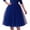 C-Blue873, variant on Skirts For Women Tutu Pleated Knee Length Ball Gown Mesh Skirt Petticoat Solid Color Carnival Stylish Skirt