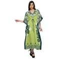 thumbnail image 3 of Moomaya Womens Long Beach Kaftan Beachwear Bikini Coverup Dress Kaftan Plus Size, 3 of 6