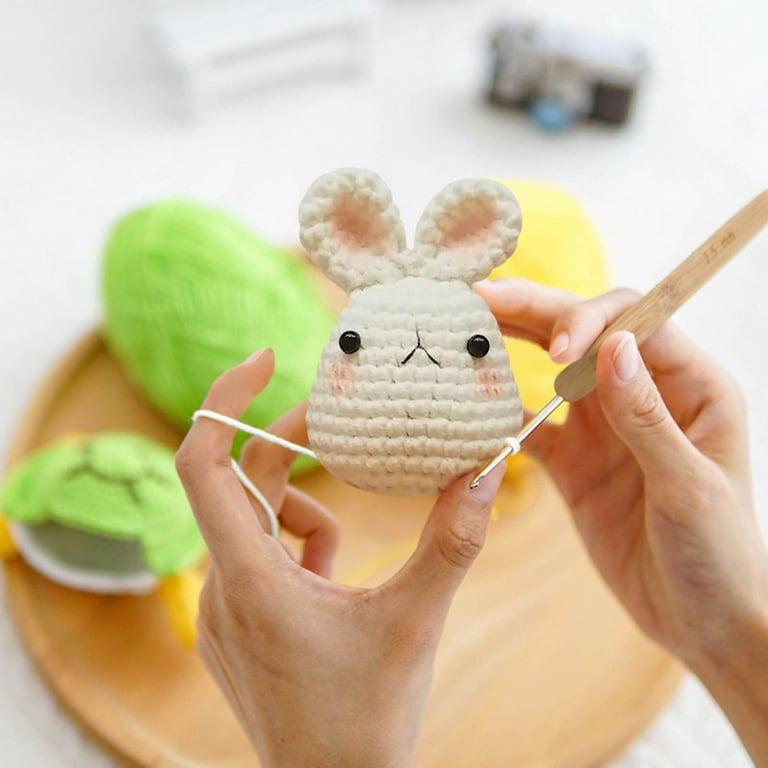 Woobles Crochet Kit  DIY Stuffed Animal Head Knit and Crochet Kit