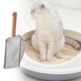 thumbnail image 4 of CSChome Cat Litter Scooper Litter Scooper with Ergonomic Wooden Handle Reusable Hollow Mesh Multifunctional Cleaning Tool, 4 of 7