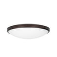 thumbnail image 4 of (2 pack) Mainstays 12" Oil Rubbed Bronze Integrated LED Flush Mount Ceiling Lights 3 CCT, 4 of 13