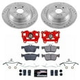 thumbnail image 2 of PowerStop Rear Z23 Evolution Sport Brake Pad and Rotor Kit with Red Powder Coated Calipers Fits: FORD LINCOLN Select Models KC6817B, 2 of 7