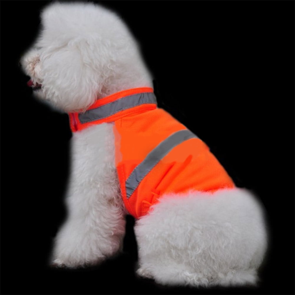 Pet Dog High Visibility Reflective Safety Vest for Outdoor Work Walking ...