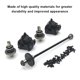 thumbnail image 5 of Vogacara 1/14 RC coche caja de cambios Metal diferencial automóvil reemplazo de pieza Kit de reparación reemplazo para WLtoys 144010 144001 144002 Kits de construcción modelo Negro Vogacara FN010452-04, 5 of 6