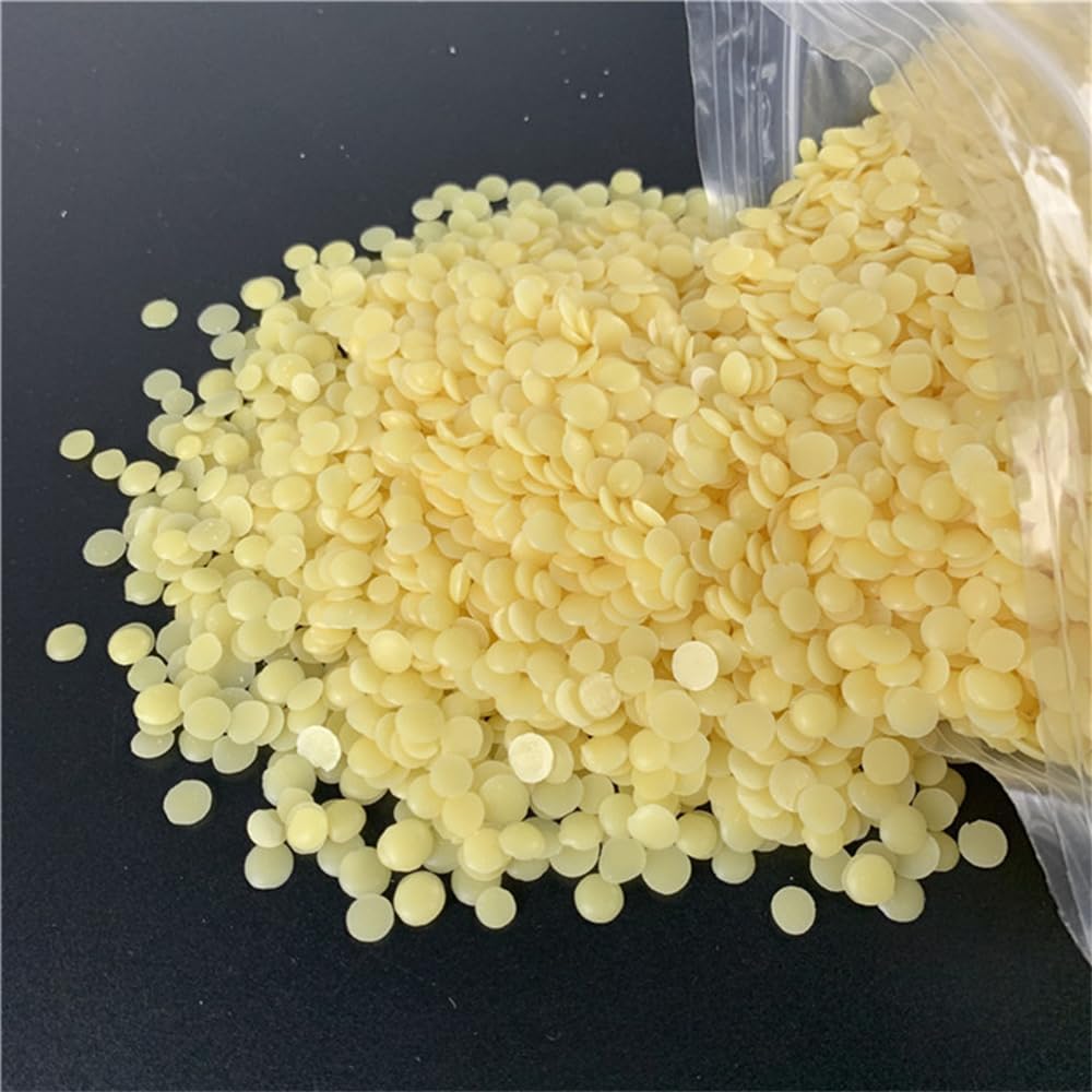 Zhuge 1Pound Candelilla Wax Pellets 100% Pure Natual Vegan Wax for DIY Lip Balm, Soap and Candle Making, Creams and Lotions, Beeswax Alternative