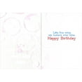 thumbnail image 2 of Avanti Press Wine Pong Funny A-Press Feminine Birthday Card, 2 of 2