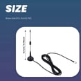 thumbnail image 4 of 5X Antena GSM de 433 Mhz y 5 Dbi, Conector Macho SMA, Base Magnética para Radioaficionado, con Cable de 3 Metros, 4 of 5