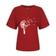 thumbnail image 3 of Moda mujer verano media manga pulóver sólido Casual blusa Tops Fridja ghk3718, 3 of 3