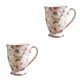 thumbnail image 4 of Kearding Taza de flores clásicas, tazas de cerámica para té y café, contenedor de avena para desayuno, tazas para cocina y oficina, regalo Type1 NO1, 4 of 6