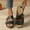 Black, variant on Viluyesy Women's Wedge Sandals, Wide Width Arch Support Hollow Up Buckle Soft Sole Slip-On Comfortable Shoes Black
