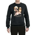 thumbnail image 2 of If It's Not a Golden Retriever It's Just a Dog Gift | Mens Dog Lover Crewneck Graphic Sweatshirt, Black, Small, 2 of 3