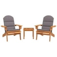 thumbnail image 5 of vidaXL 3 Piece Adirondack Patio Lounge Set Solid Wood Acacia, 5 of 6