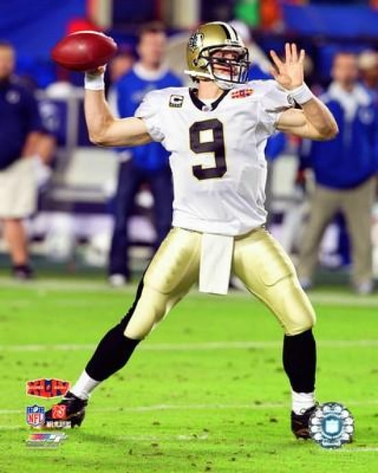 drew brees super bowl jersey