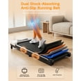 thumbnail image 5 of TKW Walking Pad Treadmill with Incline, 3 in 1 Under Desk Walking Pad, 300lbs Capacity Portable walk pad for Home Small Space, walkingpad treadmill, Black/White, 5 of 7