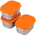 thumbnail image 2 of 3Pcs Stainless Steel Snack Containers with Silicone Lid 8oz Leakproof Snack Bento Box Reusable Small Food Storage Containers Portable Salad Bento Box Dishwasher Freezer Safe, 2 of 11