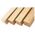 thumbnail image 2 of White Limba Lumber Square Turning Blanks - 2" x 2" (4pcs) (2" x 2" x 6"), 2 of 3