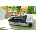 thumbnail image 3 of Chef Master 90235 Butane Countertop Stove 12,000 BTU, Professional Quality, Portable, with Carry Case, High Performance, Electronic Ignition, Brass Burner, Double Wind Guard, 1 Burner, 3 of 4