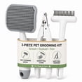 thumbnail image 1 of Kit de aseo Cleanan de 3 piezas para perros y gatos con cepillo slicker, 1 of 6