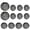 Gun Black, variant on 12Pcs 8mm Sparkling Cubic Zirconia Beads, Faceted Rhinestones Ball Spacer Beads for DIY Jewelry Making, Bracelet Necklace Earring Craft Supplies (White K)