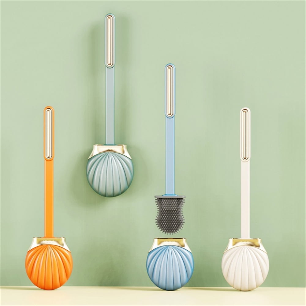 Shell toilet on sale brush holder